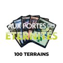Lot de 100 terrains de base Aux portes des Éternités - Magic FR