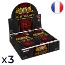 Lot de 3 Boites de 24 Boosters Collection Rareté du 25e Anniversaire - Yu-Gi-Oh! FR