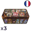 Lot de 3 Méga-Tin 2023 25ème anniversaire Les Héros du Duel - Yu-Gi-Oh! FR