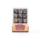 Dé 6 faces - Lot de 36 dés - 12mm - Noir - Epic Forge