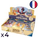 Lot de 4 boites de 24 boosters Les Terres d'Encres - Disney Lorcana FR