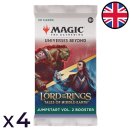 Lot de 4 boosters Jumpstart Le Seigneur des Anneaux : chroniques de la Terre du Milieu™ : Vol. 2 - Magic EN