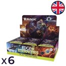Lot de 6 boites de 30 boosters de jeu Aux portes des Éternités - Magic EN