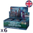 Lot de 6 boites de 36 boosters de jeu Meurtres au manoir Karlov - Magic EN