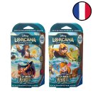 Lot des 2 decks de démarrage La Mer Azurite Chapitre 6 - Disney Lorcana FR