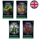 Lot des 4 Decks Commander Bloomburrow - Magic EN