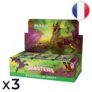 Lot de 3 boites de 24 boosters de draft Commander Masters - Magic FR
