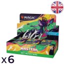 Lot de 6 boites de 24 boosters d'extension Commander Masters - Magic EN