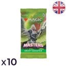 Lot de 10 boosters de draft Commander Masters - Magic EN