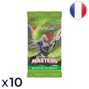 Lot de 10 boosters de draft Commander Masters - Magic FR