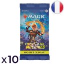 Lot de 10 boosters de draft L'Invasion des machines - Magic FR