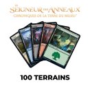 Lot de 100 terrains de base Le Seigneur des Anneaux : chroniques de la Terre du Milieu™ - Magic