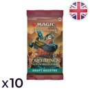 Lot de 10 boosters de draft Le Seigneur des Anneaux : chroniques de la Terre du Milieu™ - Magic EN