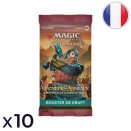 Lot de 10 boosters de draft Le Seigneur des Anneaux : chroniques de la Terre du Milieu™ - Magic FR