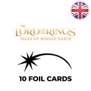 Lot de 10 cartes Foils Le Seigneur des Anneaux : chroniques de la Terre du Milieu™ - Magic EN