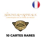 Lot de 10 cartes Rares Le Seigneur des Anneaux : chroniques de la Terre du Milieu™ - Magic FR