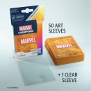 50 + 1 Pochettes Art Marvel Orange Marvel Champions 66 x 91 mm - Gamegenic