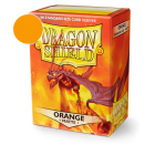 100 Pochettes Matte Format Standard Orange - Dragon Shield