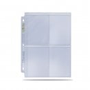 1x 4-Pocket Page for TopLoaders (Platinum Series) - Ultra Pro