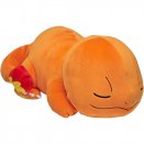 Peluche Salamèche yeux fermés 45 cm - Pokémon