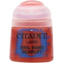 Pot de peinture Layer Evil Sunz Scarlet 12ml 22-05 - Citadel