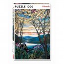Puzzle 1000 pièces Art - Tiffany : Magnolias et Iris - Piatnik