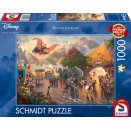 Puzzle 1000 pièces Disney - Kinkade : Dumbo