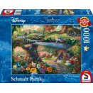Puzzle 1000 pièces Disney - Kinkade : Alice au Pays des Merveilles