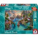 Puzzle 1000 pièces Disney - Kinkade : Peter Pan