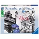 Puzzle 1500 pieces - vue sur les cinque terre - ravensburger - puzzle  adultes - des 14 ans - La Poste