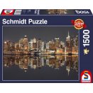 Puzzle 1500 pièces - Skyline de New York la Nuit
