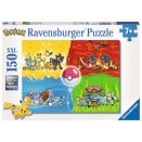 Puzzle 150 pièces - Les différents types de Pokémon