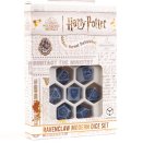 Set de dés Harry Potter Ravenclaw Blanc et Bleu - Q-Workshop