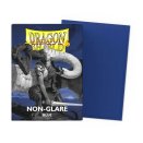 100 Pochettes Matte Non-Glare Format Standard Blue - Dragon Shield