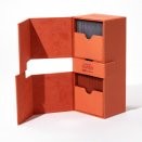 Twin Flip'n'Tray Deck Case 266+ XenoSkin 2022 Exclusive Orange foncé - Ultimate Guard