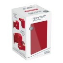 Flip'n'Tray Deck Case 100+ XenoSkin Rouge Monocolore - Ultimate Guard