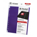 10 pages de classeur 18-Pocket Side-Loading Violet - Ultimate Guard