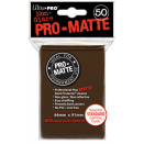 50 pochettes Pro-Matte Format Standard Brown - Ultra Pro