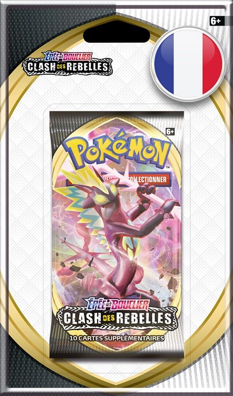 Booster Blister Pokémon Mon Epée et Bouclier 8 - Carte à