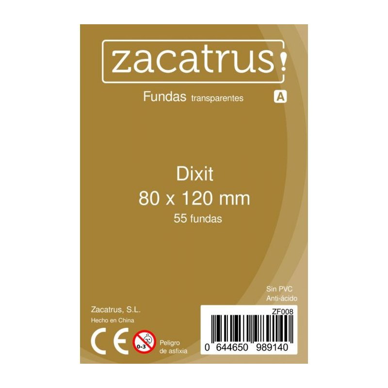 55 Protège-cartes Format Dixit clear- Zacatrus - Acheter vos
