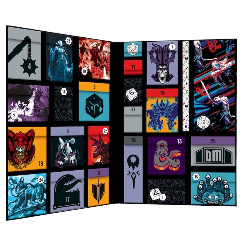 Calendrier de l'Avent officiel Dungeons & Dragons - Acheter vos