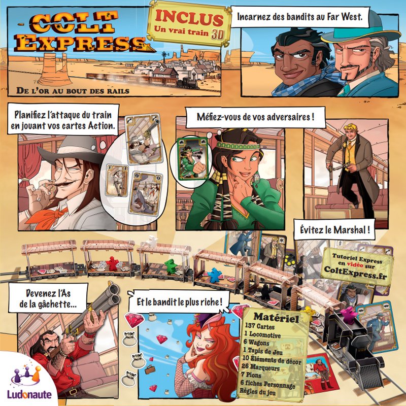 Colt Express - Le jeu de société - As d'or 2015