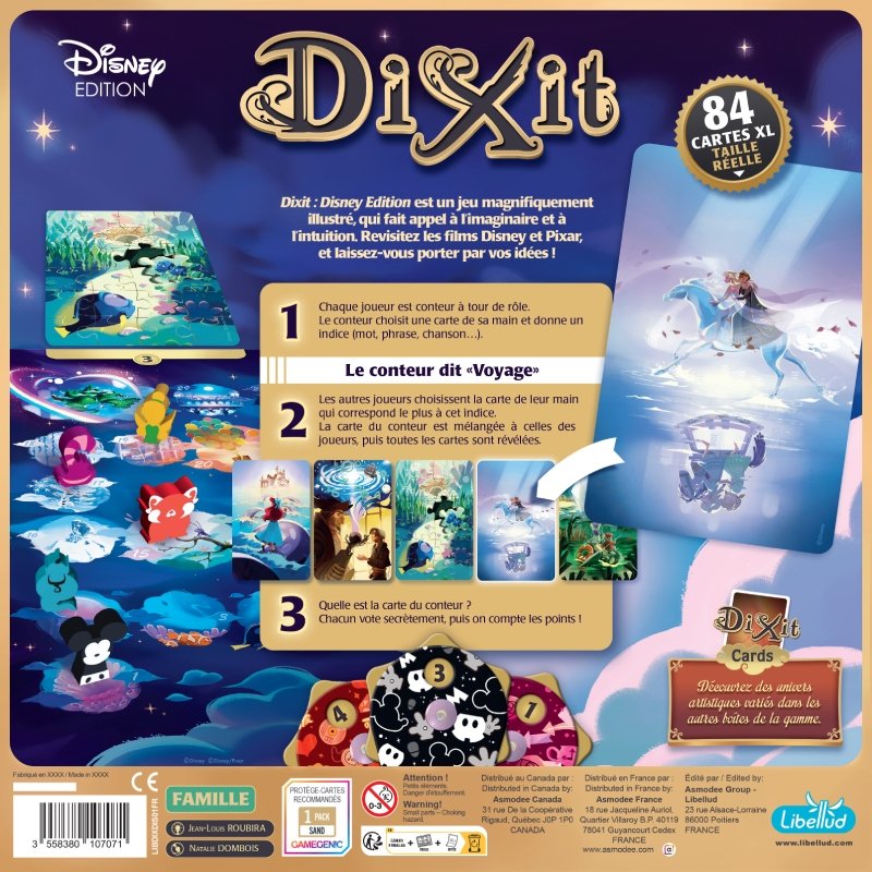 Dixit - Disney Edition - Acheter vos Jeux de société en famille & entre  amis - Playin by Magic Bazar