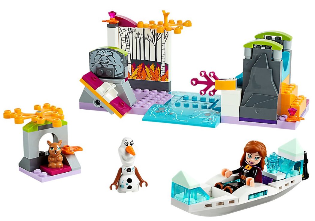 lego anna's canoe expedition instructions