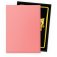 100 pochettes dual matte format standard peach dragon shield 