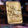 cartee metal plaque or 24k yu gi oh magicien du temps 1 