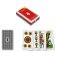 jeu de 40 cartes le coq imperial piacentine rouge paquet 