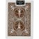 jeu de 54 cartes rider back marron bicycle boite 