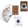 jeu de 54 cartes rider back marron bicycle boite 