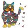 puzzle rainbowooden chat boite 